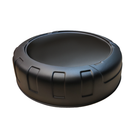 Колпак запасного колеса (Абс шагрень, закрытый) для Mitsubishi Pajero 3 купить недорого с доставкой в Великие-Луки